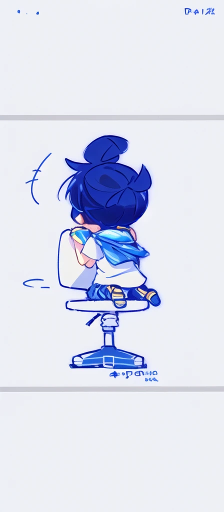 A little boy, short hair, white sleeveless shirt, short pants, sports shoes
