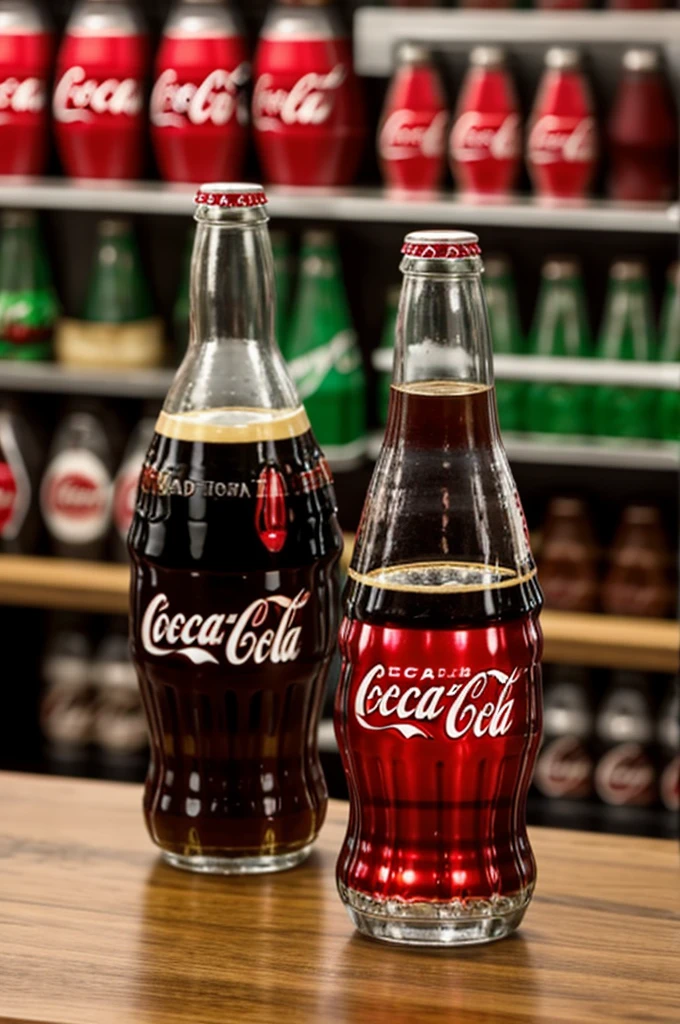 Extra coca cola bottle improved with advanced technology