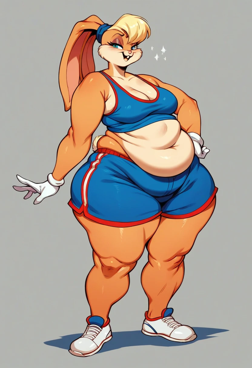 Fat obese gluttony murbily obese lola bunny