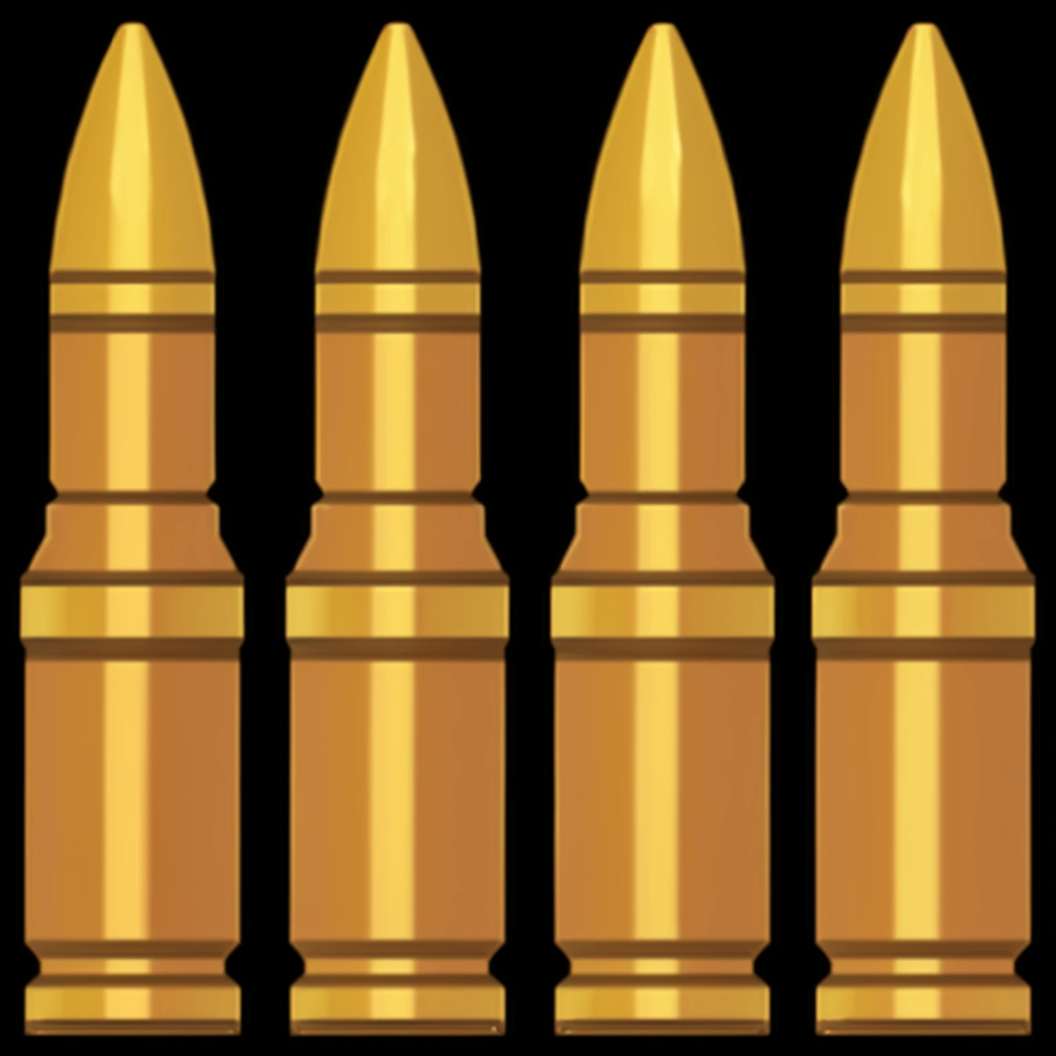 A golden bullet,American cartoon style,8K,Realistic texture,Extremely detailed wasteland style,Game Icon.