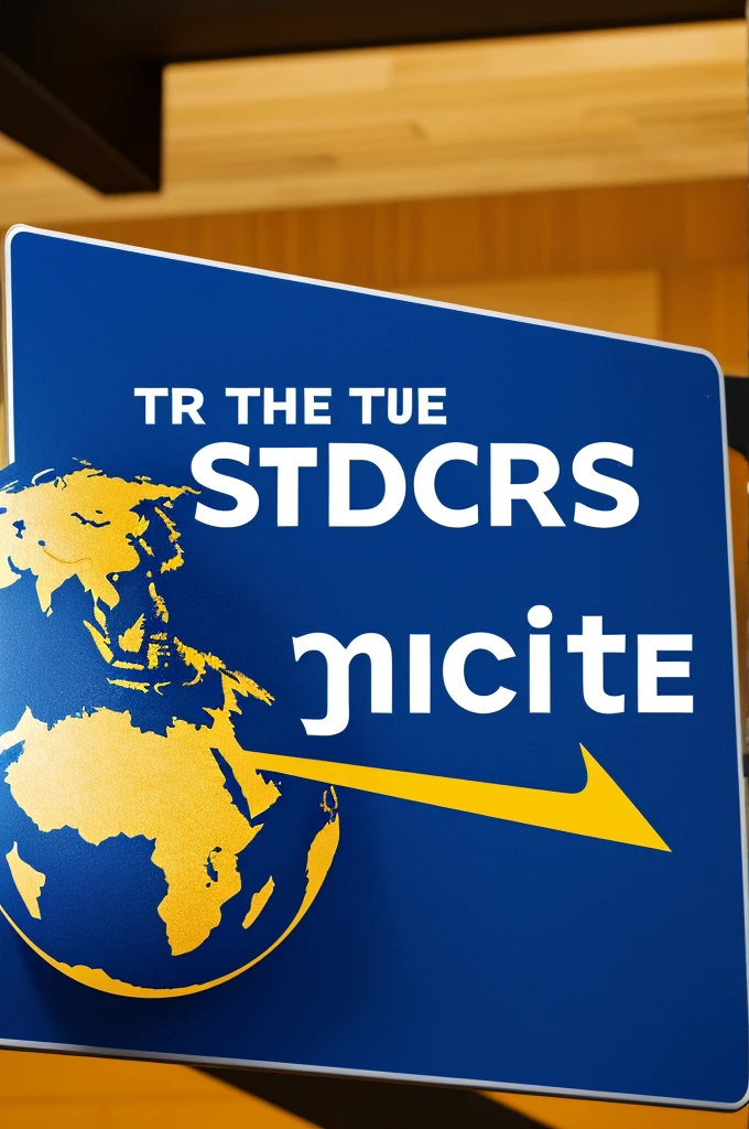 Logo for a news program about the other side of the world