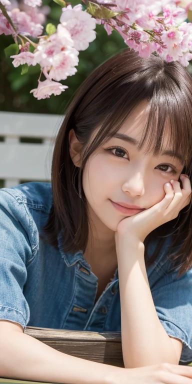 (Highest quality, masterpiece:1.2), woman, Portraiture, Outdoor,(Highest quality, 8k wallpaper, Tabletop, Ultra HD: 1.3), 現実にいるwoman,25歳ぐらいのwoman,Japanese,A cute face is better than a pretty face,