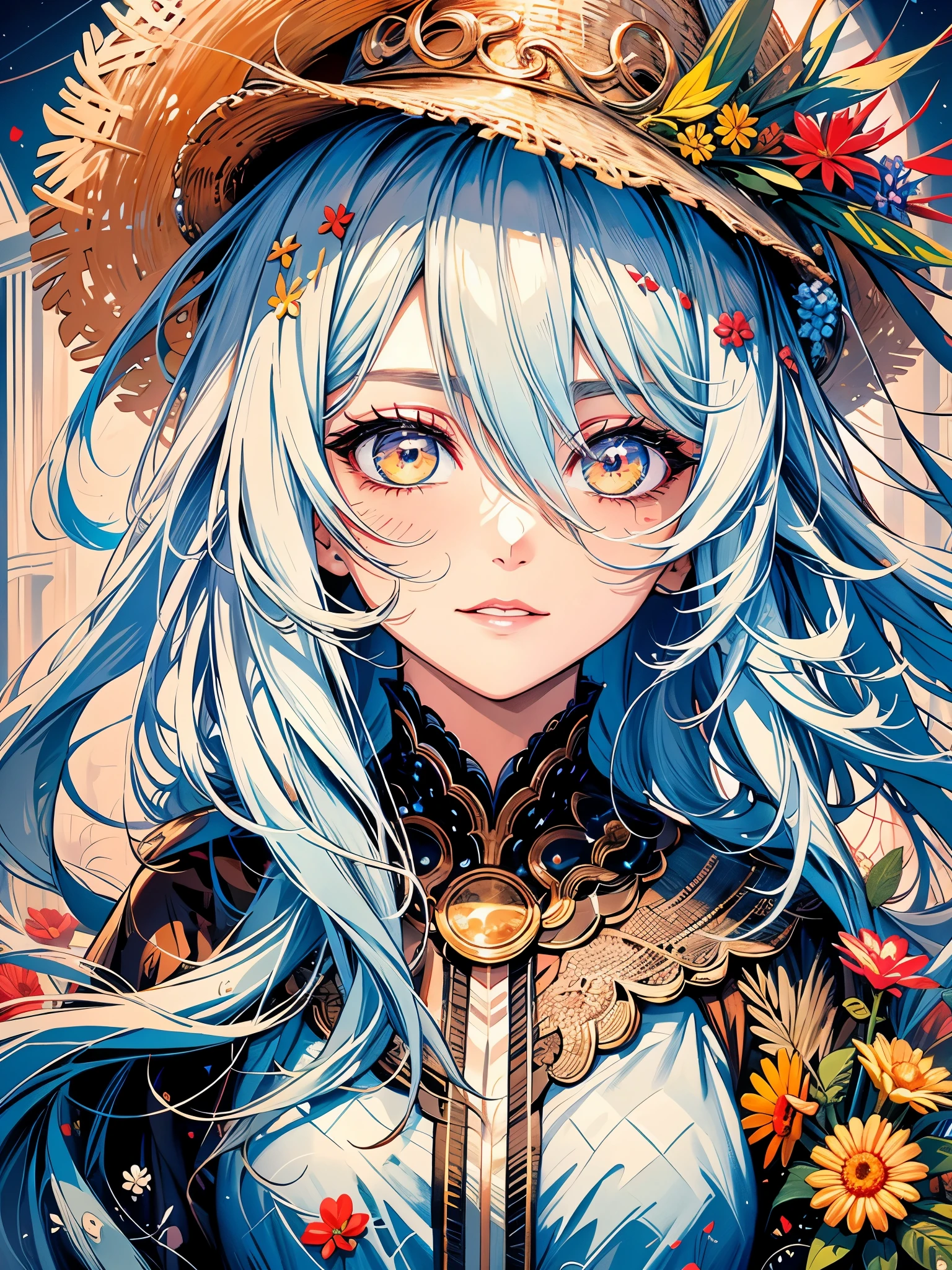(masterpiece,Top quality,Best quality,Official Art,Beauty and aesthetics:1.2),(1girl:1.3),(Fractal Art:1.3),