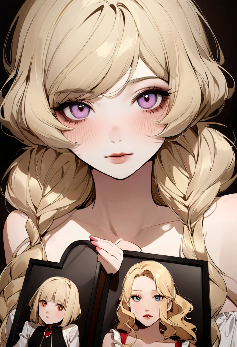Femme blonde aux cheveux longs et chemise rouge regardant la caméra, Gros plan d'une femme blonde, traits blonds et attrayants, femme suédoise blonde, femme blonde, une photographie d'une belle femme, Femme captivante, Jeune femme blonde, belle femme blonde, une fille aux cheveux blonds, photos de femmes, Beau visage arrondi, jolie jeune femme, portrait d'un beau modèle、jeune femme infp、Face à l'avant, montrant ses seins