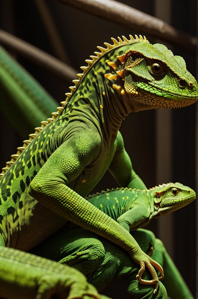hominid fusion with lizard