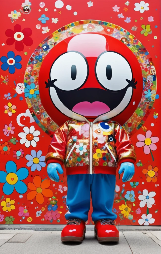 On a bright red campus"YES"Character、8K quality, Takashi murakami'illustration of, intense watercolor, watercolor detailed art, watercolor splash, surreal, avant-garde pop art, Beautiful and expressive paintings, 美しいアートワークillustration of, very colorful tones, wonderful, cool beauty, highest quality,official art, vector art,stylish design, (((Chibi)))、(((1 cute kitten))), (((highest quality))), HDR, ((Detailed details)), (((graffiti art))), ((masterpiece))、((Super detailed))、(((colorful flowers)))、(((Futuristic city on Mars)))