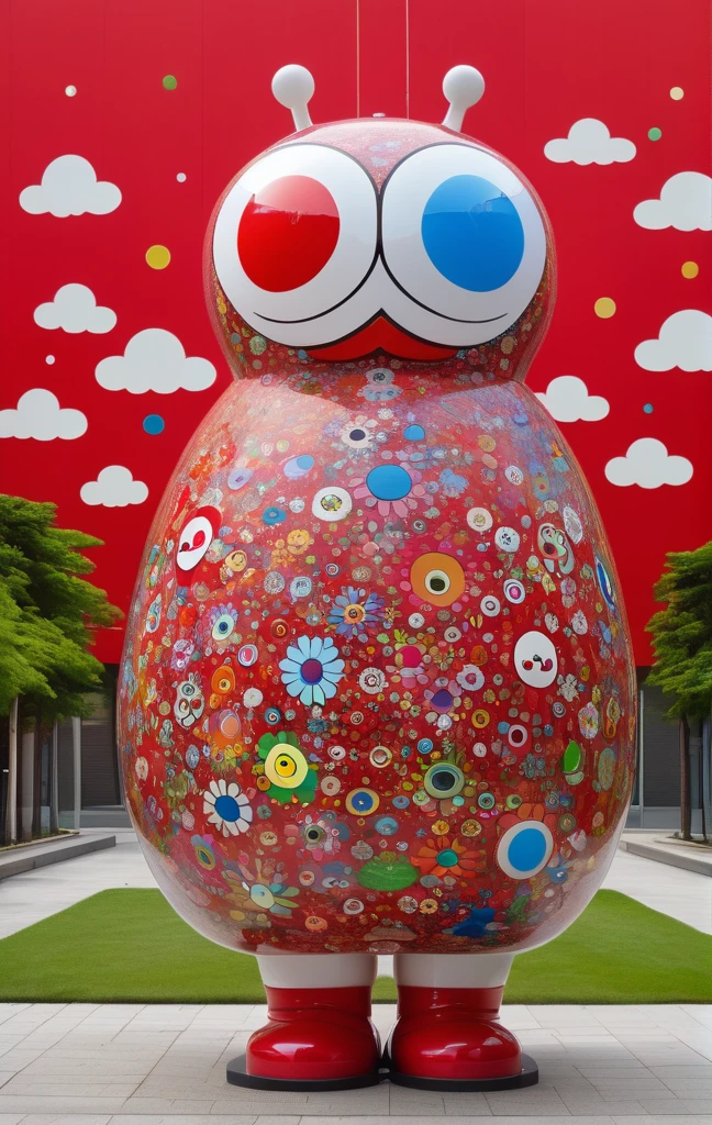 On a bright red campus"YES"Character、8K quality, Takashi murakami'illustration of, intense watercolor, watercolor detailed art, watercolor splash, surreal, avant-garde pop art, Beautiful and expressive paintings, 美しいアートワークillustration of, very colorful tones, wonderful, cool beauty, highest quality,official art, vector art,stylish design, (((Chibi)))、(((1 cute kitten))), (((highest quality))), HDR, ((Detailed details)), (((graffiti art))), ((masterpiece))、((Super detailed))、(((colorful flowers)))、(((Futuristic city on Mars)))