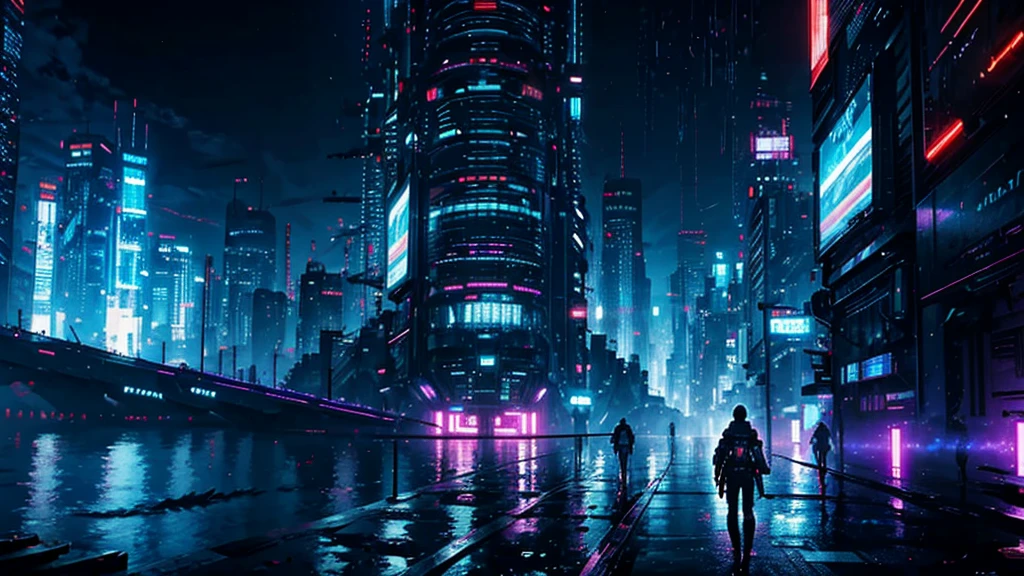 Future City, cyber punk, Violence, Decadence, Future Society, Ocean