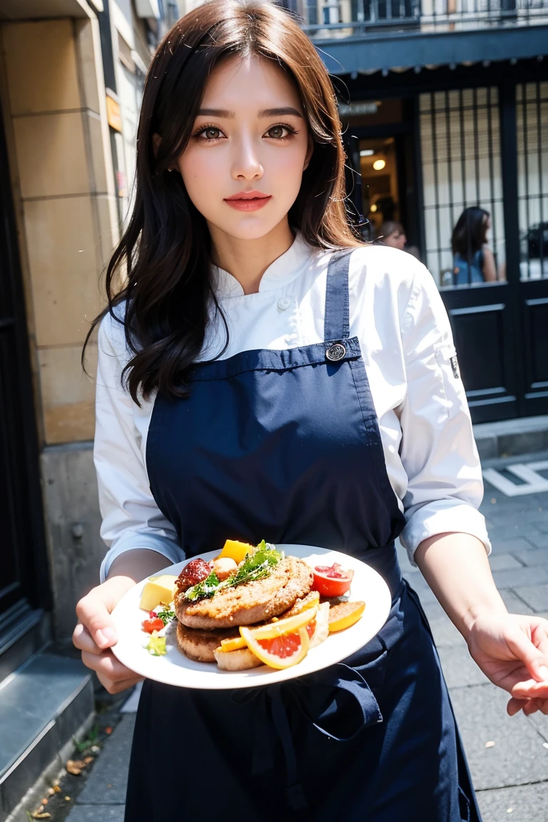 Belle étudiante dans la ville, chef-d'œuvre, Maquillage léger, lèvres rouges, cheveux argentés, raccourci désordonné, Contexte de la ville, Beau, élégant. Détails très fins, chefs-d'œuvre, Texture authentique, réalisme d'éclairage cinématographique, travail parfait, 16k, Haute résolution, fonctionnalités exquises, yeux bleus, Idole japonaise, Beau face, triste, pleurs, cheveux bruns, Beau hair, Attractif, Gros seins, Mamelons dressés, muscles gras, peau brillante, peau bronzée, peau noire brillante, pull en tricot sexy, de grands yeux brillants, peau douce, des boucles d'oreilles, collier, tatouage