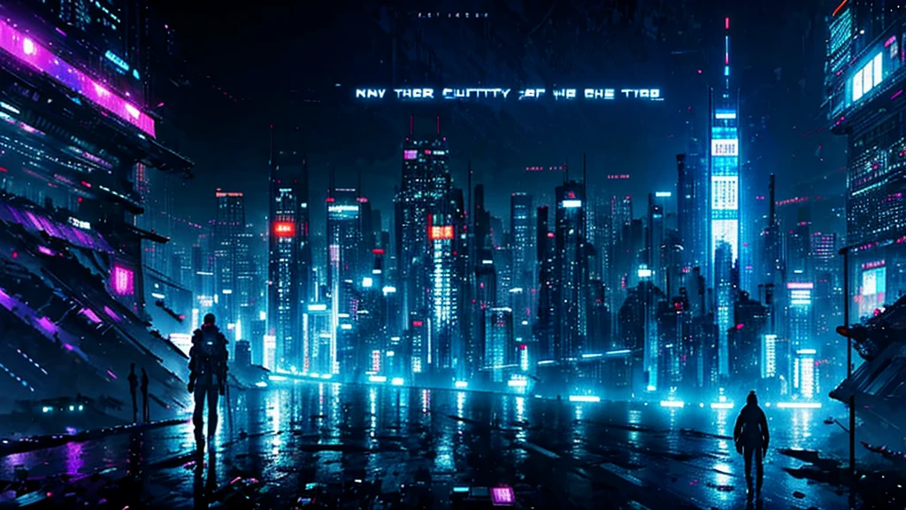Future City, cyber punk, Violence, Decadence, Future Society, There is no one