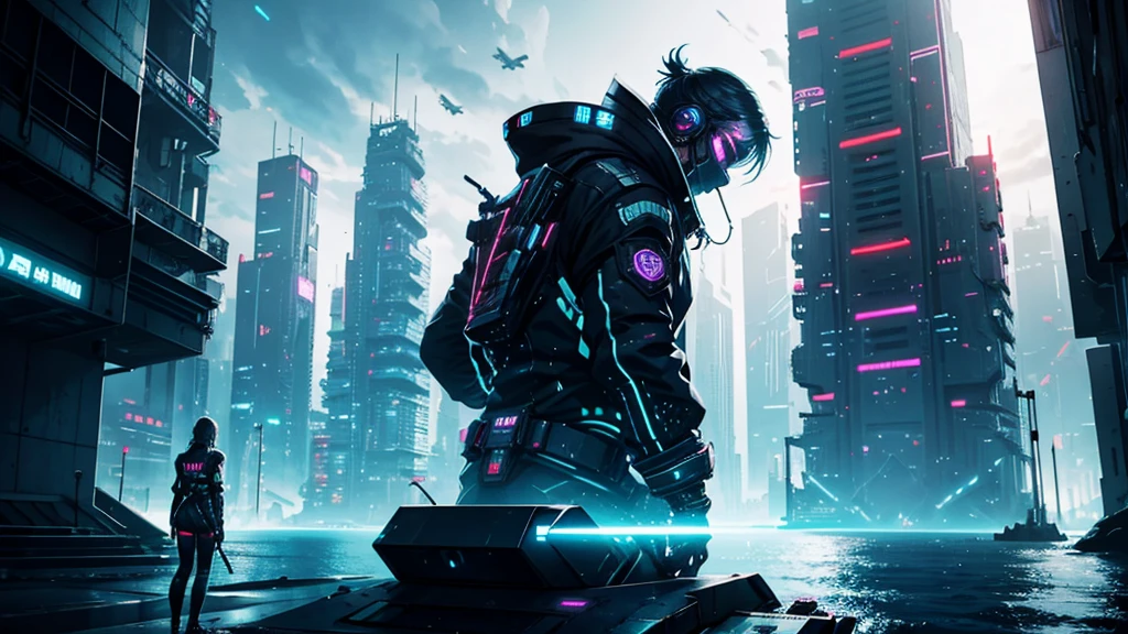 Future City, cyber punk, Violence, Decadence, Future Society, Ocean