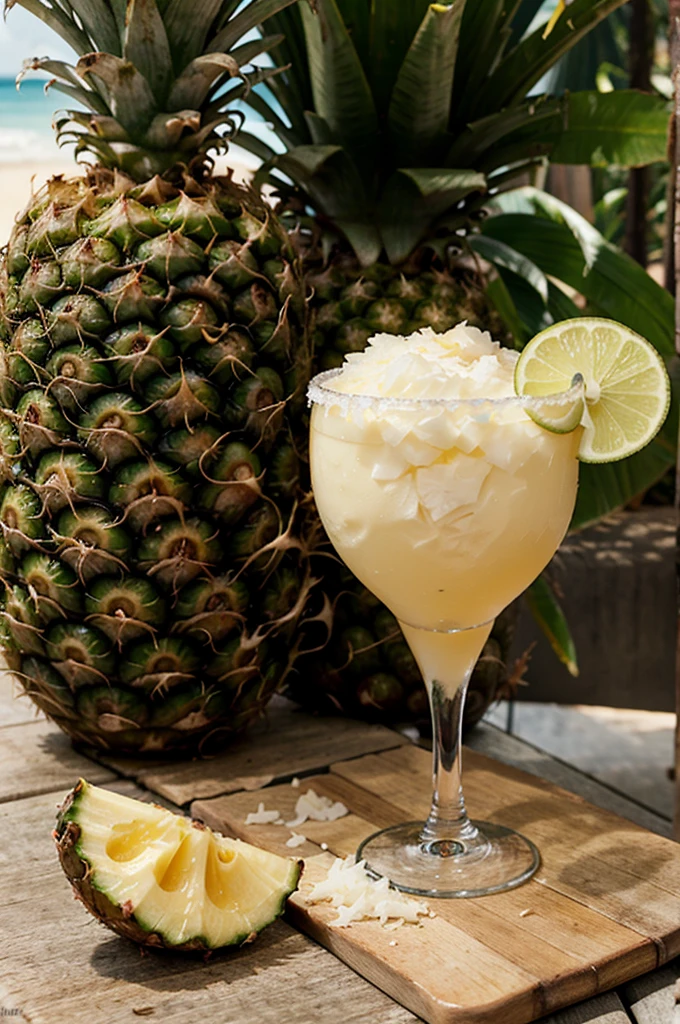 Taste the tropics with a Pineapple Coconut Margarita