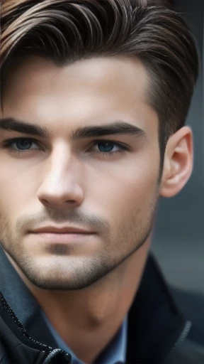 German men focus on faces.