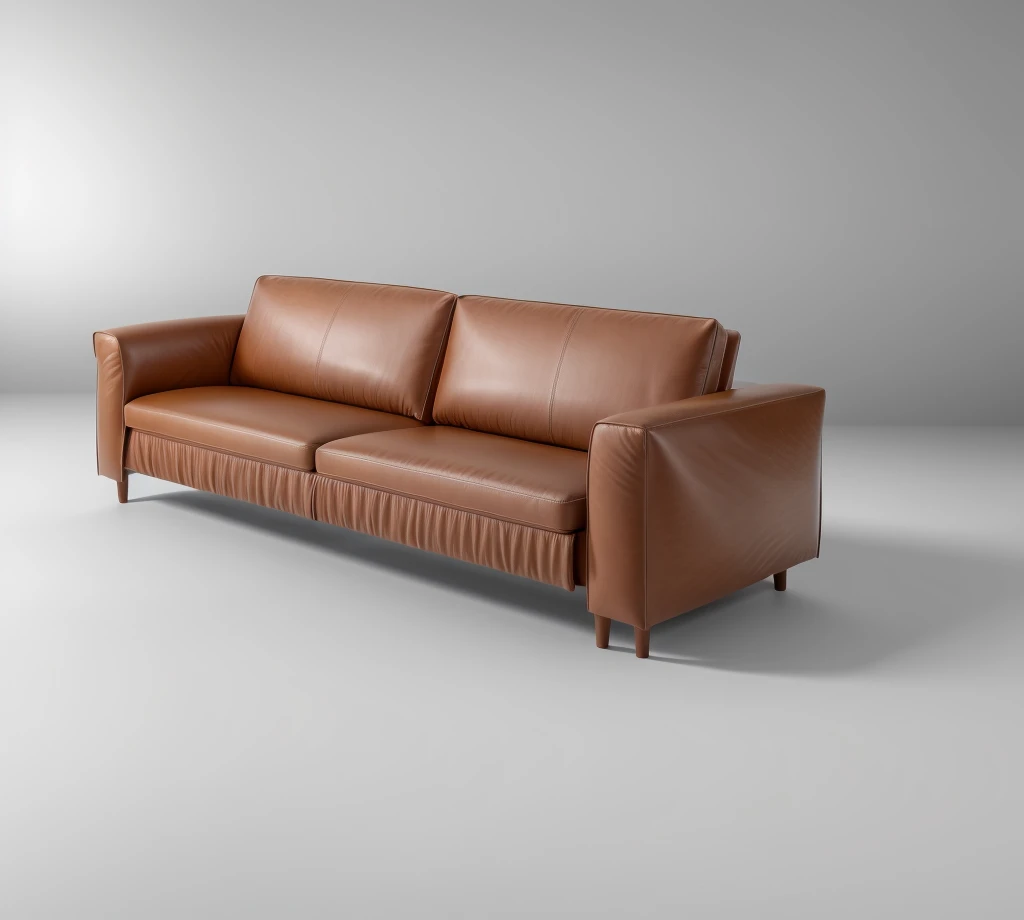 Designer sofa set, rich colors, brown similir leather sofa