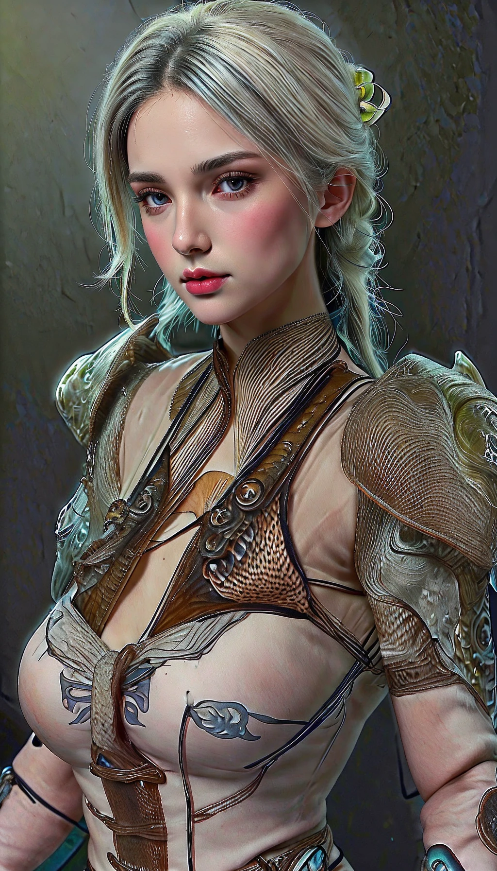 Realistic award winning photo of a beautiful transparrent glass naked female muscular super android, cyborg, robotic parts, cinematic, fine details, 8k, dark shot, soft volumetric lights, backlit, cinematic, intricate details, ArtStation