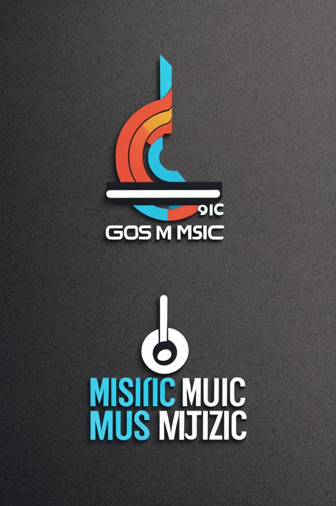 Music logo containing the phrase good music