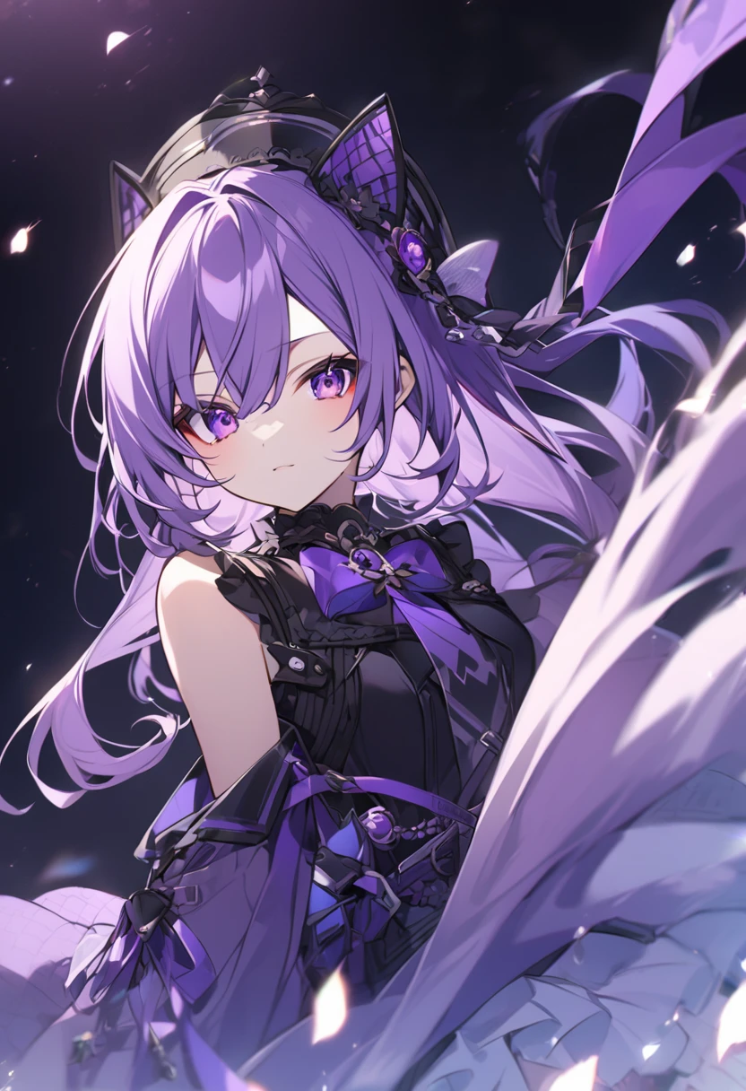 Keito。Purple Eyes。Purple Hair。