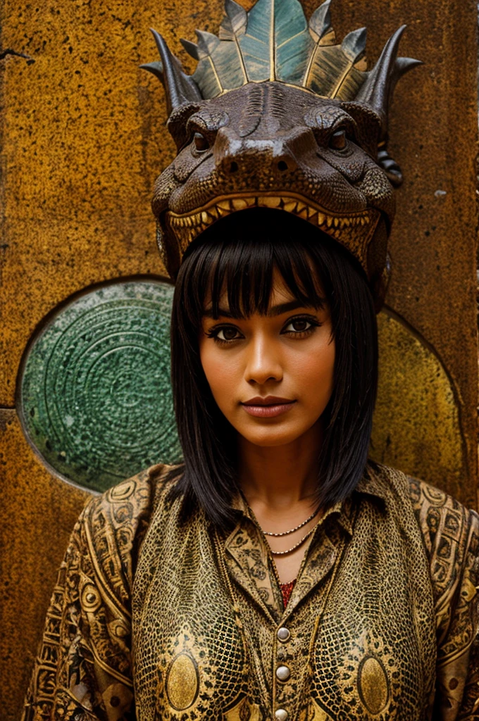 Crocodile indian god 