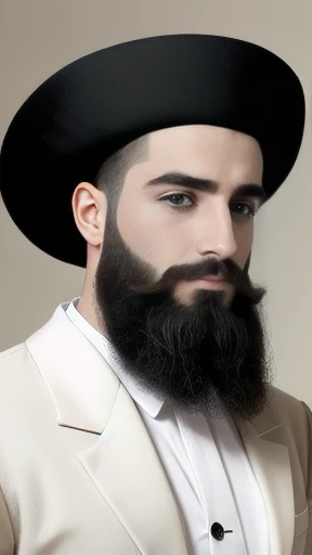 Hasid stylish hair focus on faces.