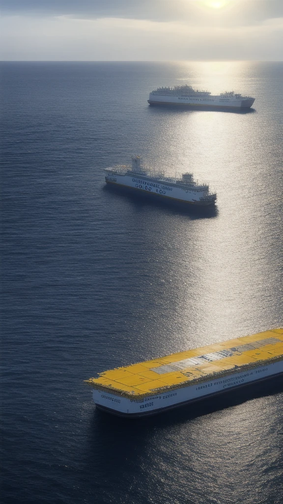 Generate an image of the cover of the video game Tragedy at Sea: The Sewol Ferry in Panorama, natural lighting, Ambient lighting, Sun ray, nature, HDR, dynamic colors