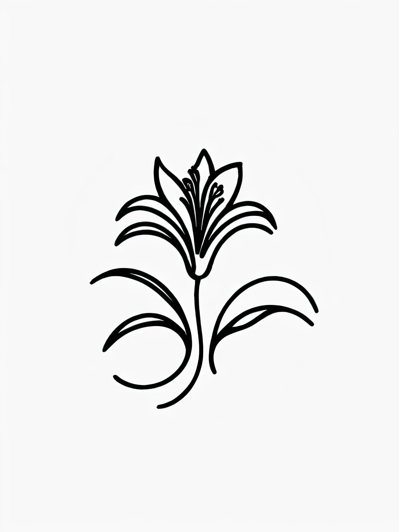 The logo of an apparel brand that gives the impression of the stylish streets of France
"With ""Lily Flower,"" a symbol of France
Pretty cool
Modern Design


The background is white