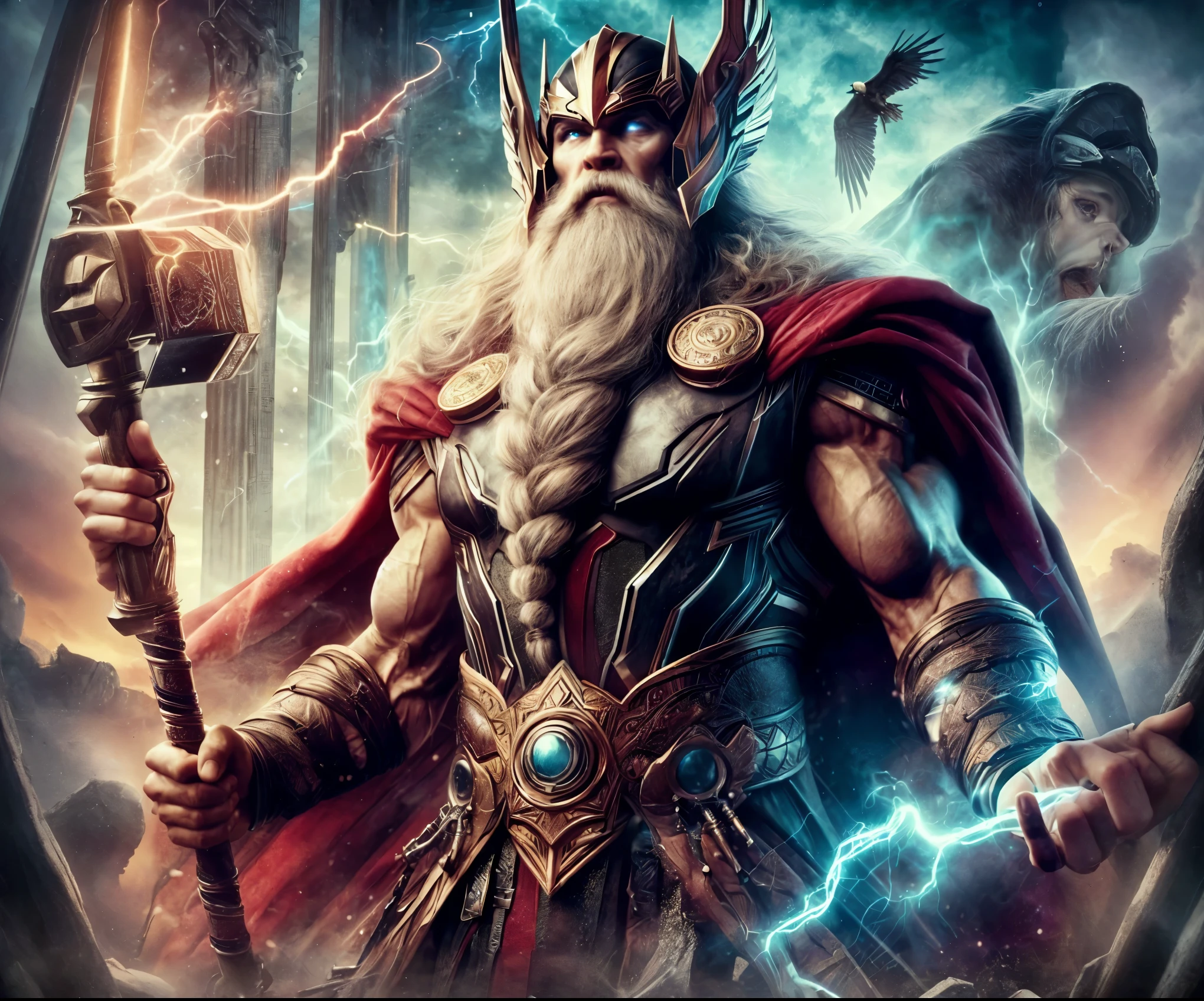 Completing the hammer and spokes