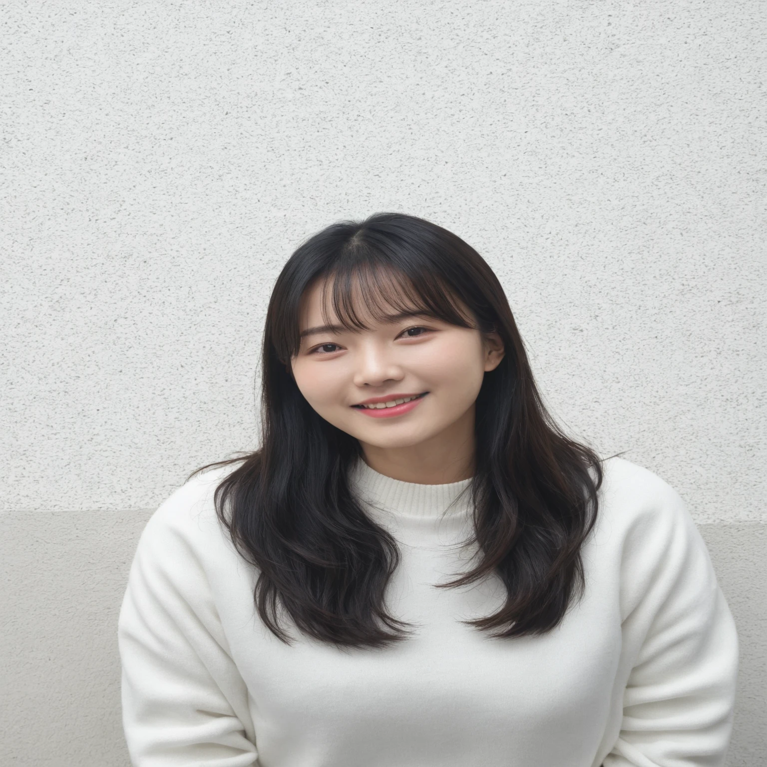 Best Quality, 8k, Masterpiece, (Portrait: 1.3), (photo realistic:1.4), (hyper realistic:1.4), Sharp Focus, looking at viewer, (smoother lighting:1.1), (increase cinematic lighting quality:0.9), realistic lighting, backlighting, light on face, ray trace, (brightening light:1.2), (Increase quality:1.4), sharp detail, (best quality real texture skin:1.4), finely detailed eyes, black_eyes, finely detailed face, 25 year old Korean woman