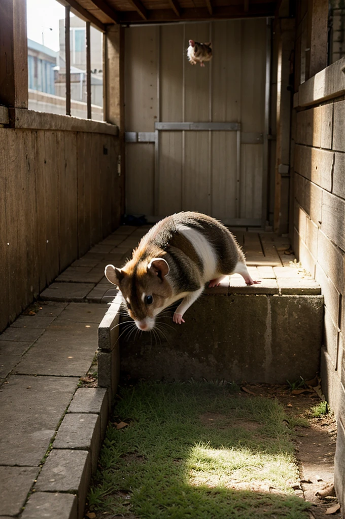 Hamster parkour