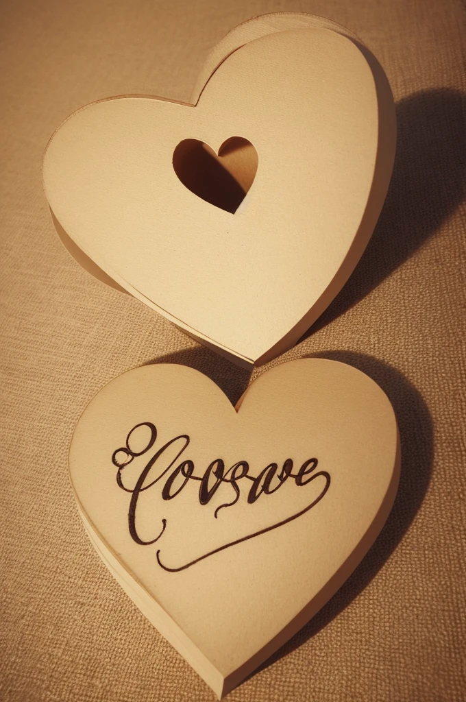 3d cartoon heart with cursive writing , "love mail"