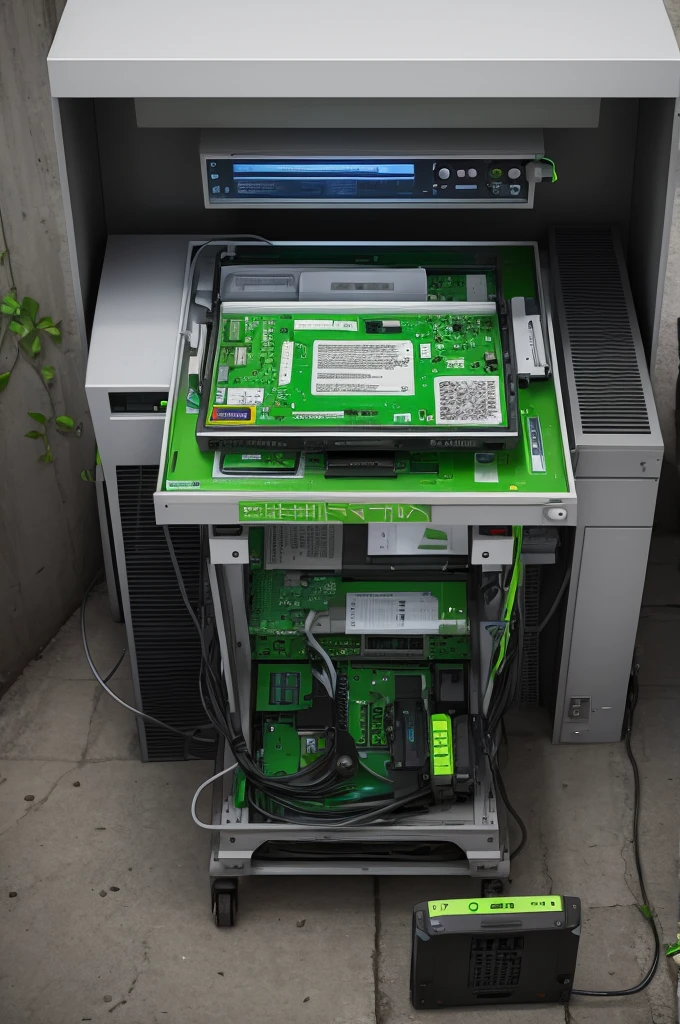 electronic waste drawing