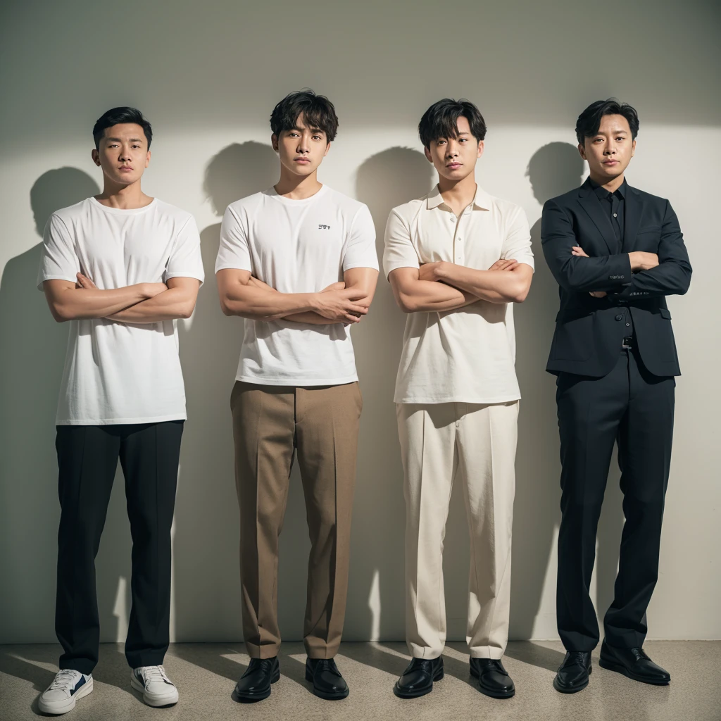 Three men standing side by side with their arms around each other&#39;s shoulders, Upper body naked, athletic Tall handsome man, A cute boy, Tall handsome man, twink, Muscular body, Naked, Six Pack, Profile photo, Snapchat Photos, small penis,