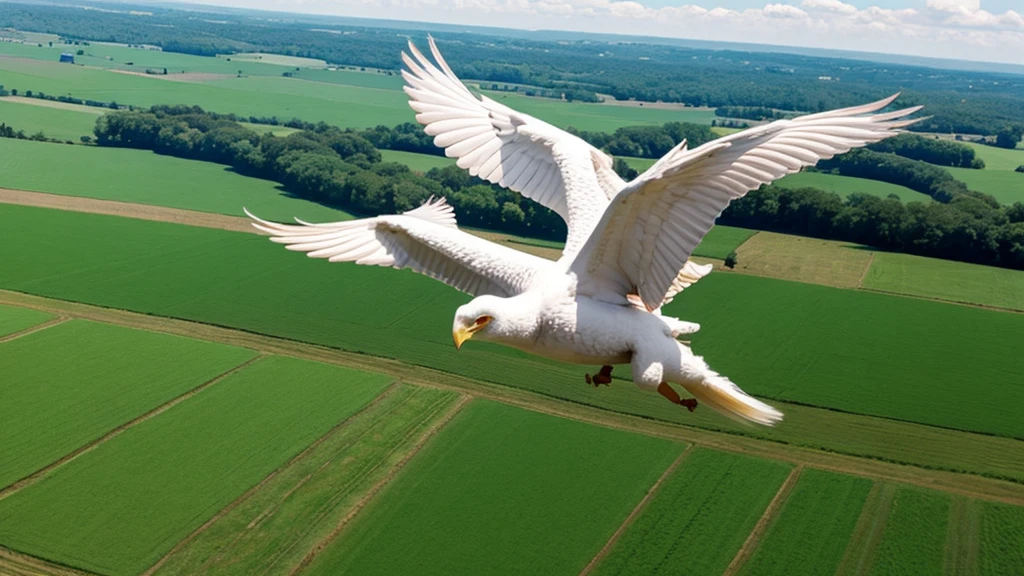 flying over a farm, naked women, falcor, wings, sexy, big