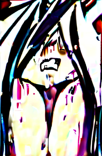NSFW,Two high school girls laughing in the classroom、avert your eyes、Laugh hard,Completely naked