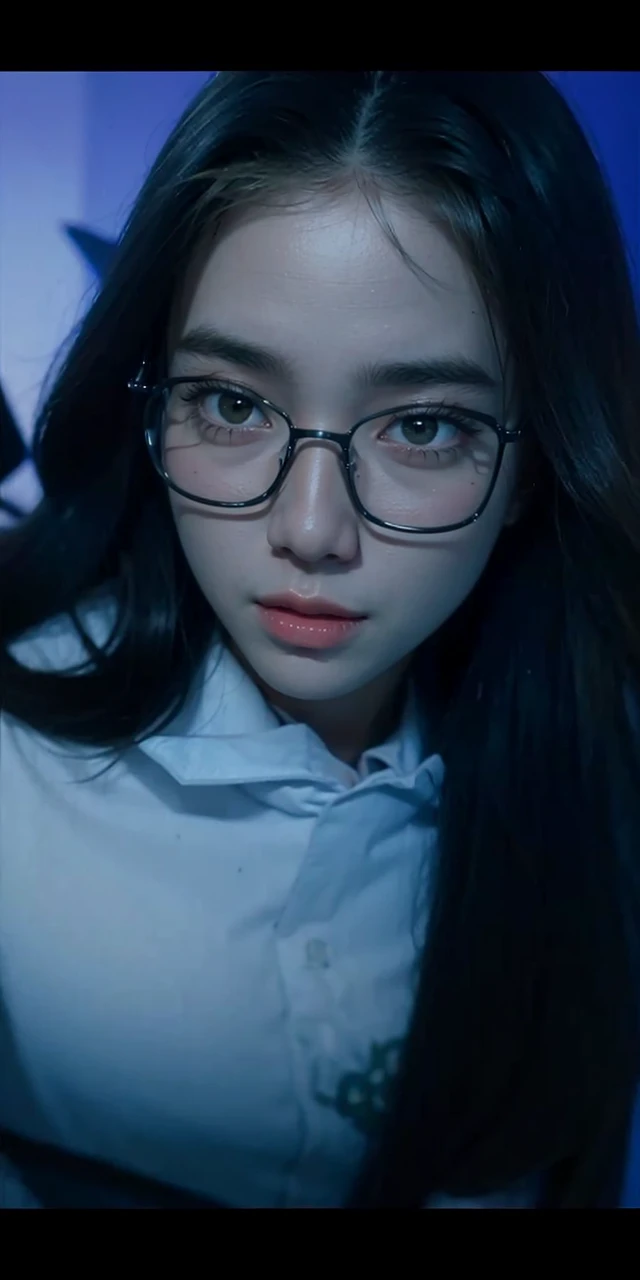 Masterpiece , Beautiful 18 Years Old , Gigantic Large Breast , Cleavage , Sleeveless , ((Wearing High School Uniform)) , High School Skirt , White Sneakers , In Classroom , Take Selfie , ((Centre:1.1)), ((Symetric Picture:1.1)) , ((Blonde Hair:1.1)) , Extremely Detailed , Messy Hair