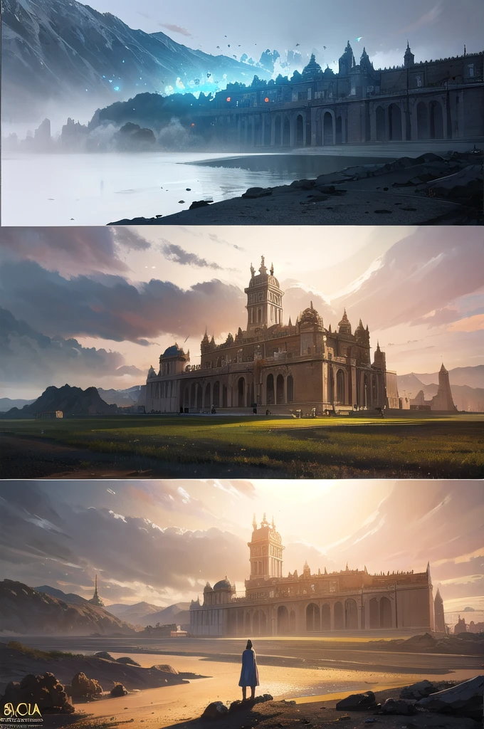 Phase-Space Astral Inca ancient city floating in the clouds, photorealistic, octane rendering, 8k, unrealistic engine, detailed matte painting, deep color, fantasy, complementary colors, fantasy concept art, 8k resolution,