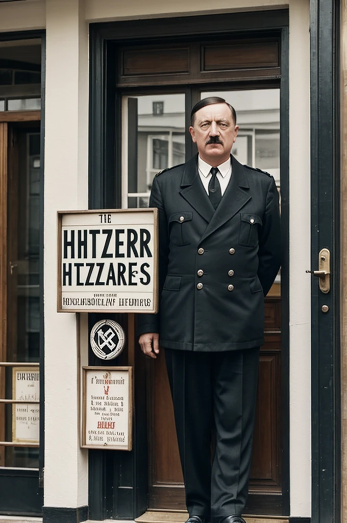 Hitler owner of his pizzeria called "Führer&#39;s Pizzeria "