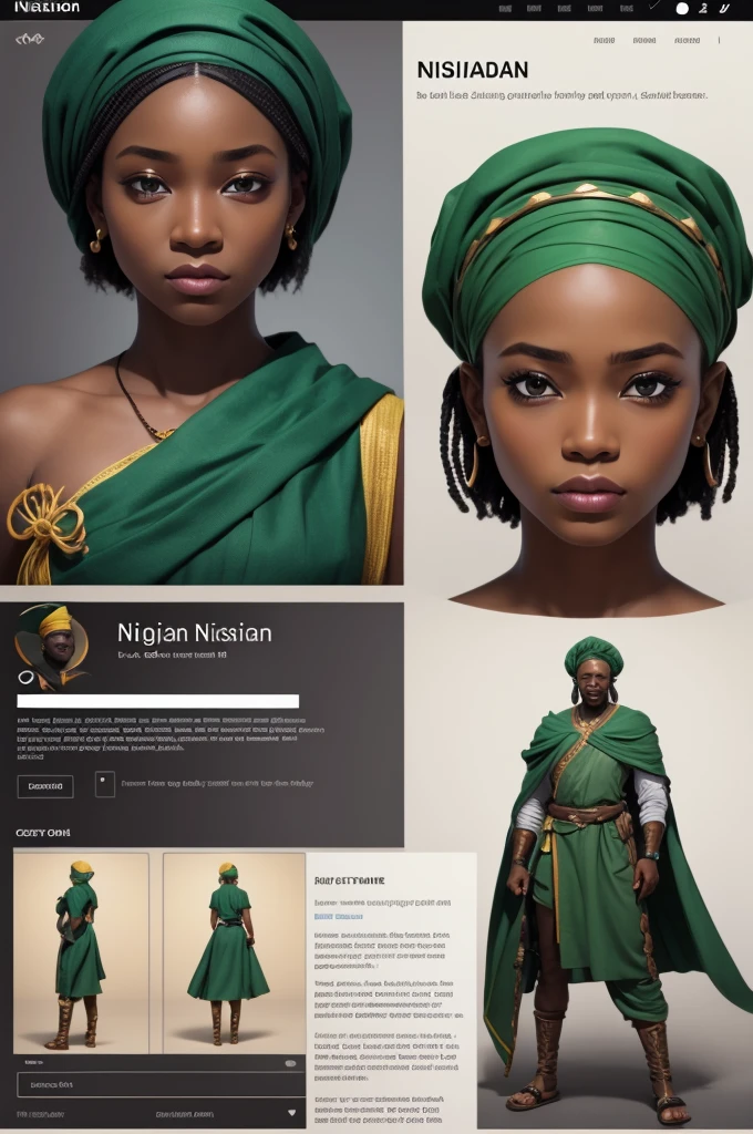 create a Nigerian character