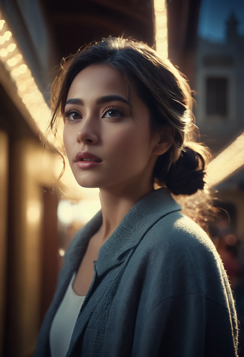 best quality,masterpiece,girl,cinematic film still ,vignette, highly detailed, high budget, cinemascope, epic, gorgeous, film grain, grainy,rim_light,Light Shadow