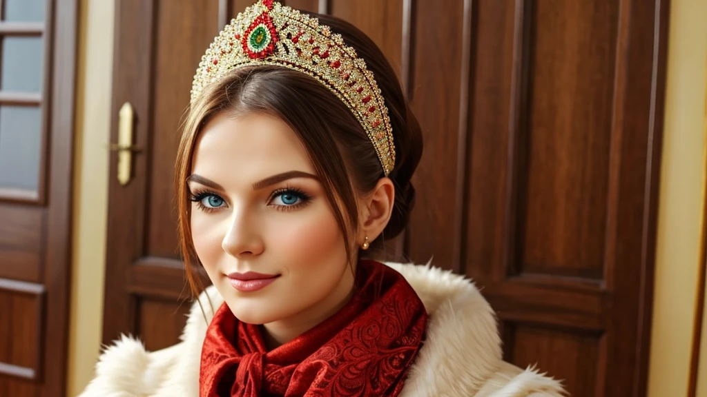 make me a typical Russian woman, beautiful and charming