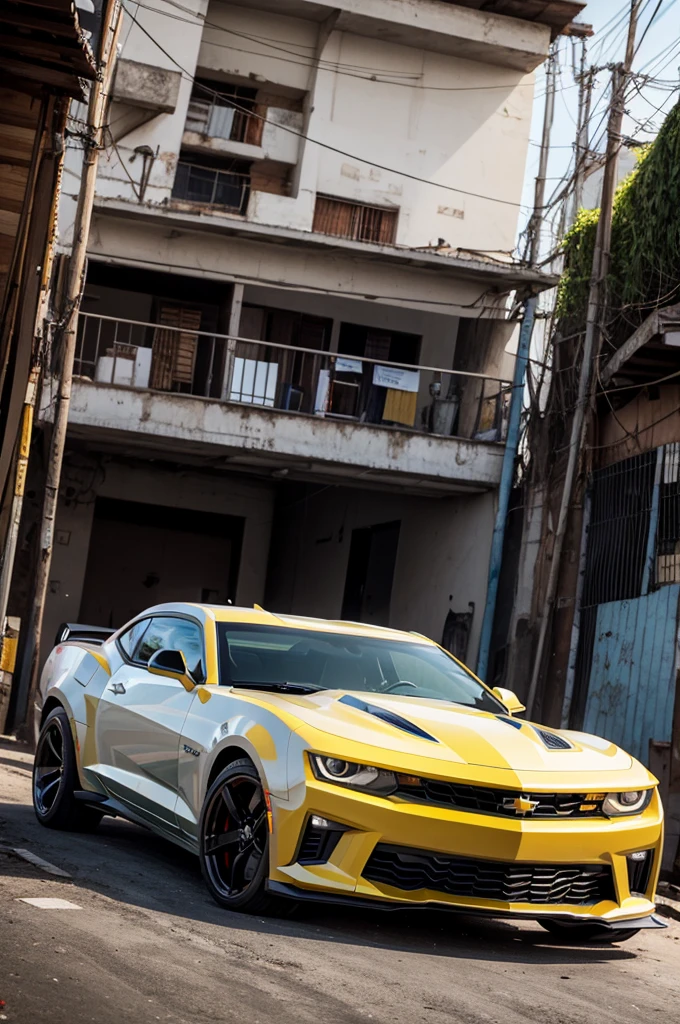 Camaro in the favela