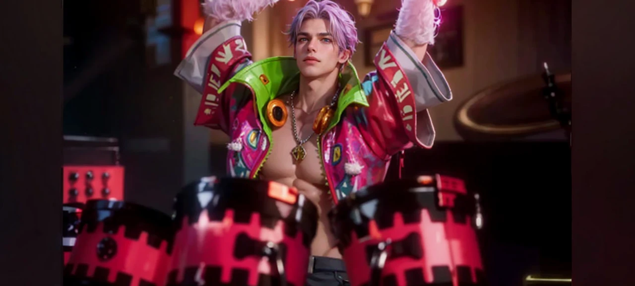 Best quality, masterpiece, detailed skin texture, detailed clothes texture, detailed face, super detail, 8k, intricate detail, 1 boy, The color doesn't change, Muscle guy, 1 guy