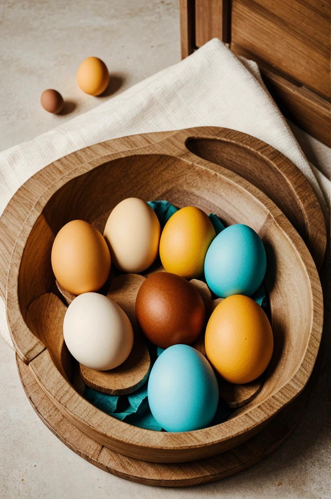 The word colour kozhi in egg shape 