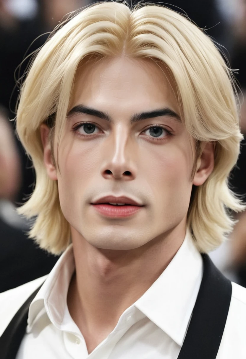 Maximilian looks like Michael Jackson only with blonde hair