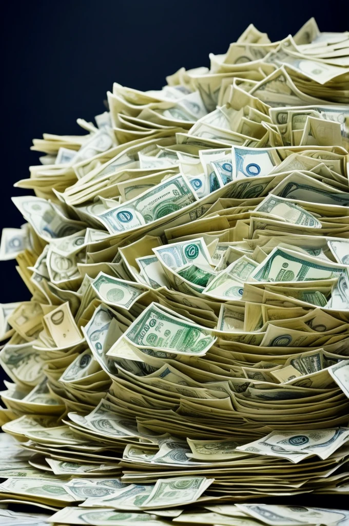 A lot of money is pouring down
