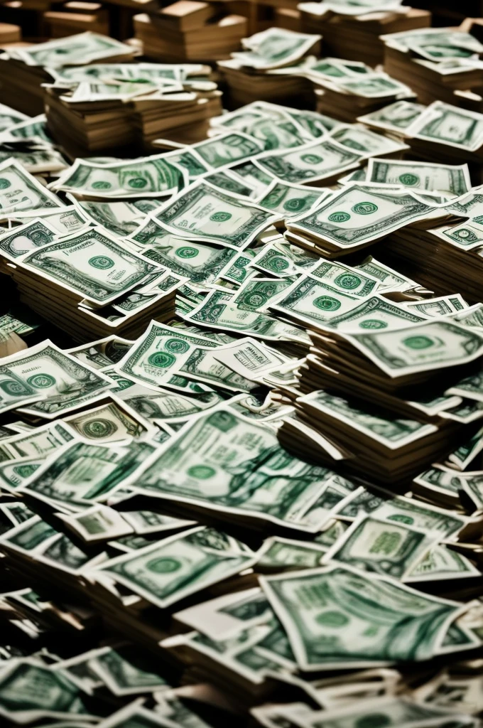 A lot of money is pouring down