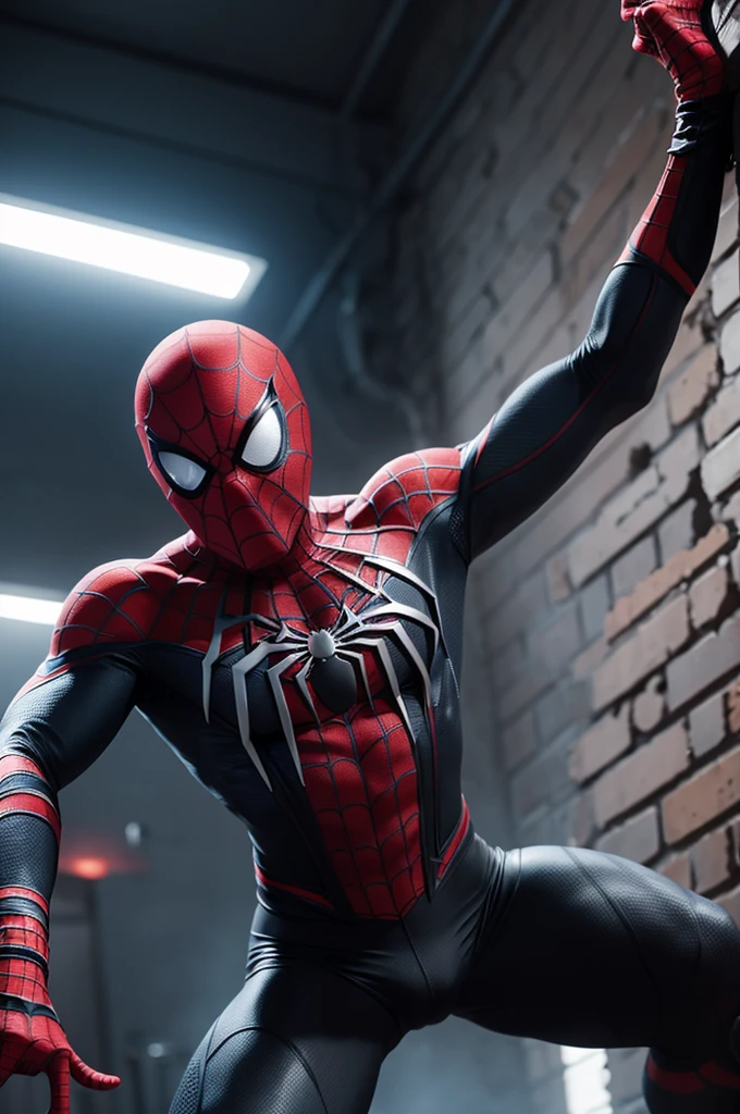black spider man
