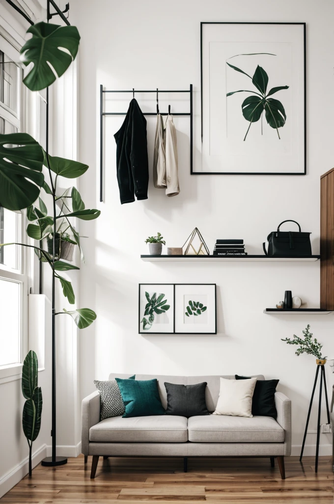 Fashion interior mockup
