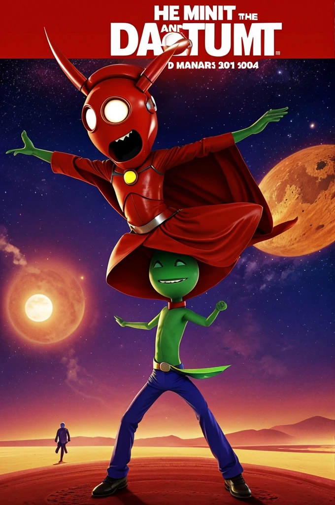 A Martian dancing on Donald Trump&#39;s body