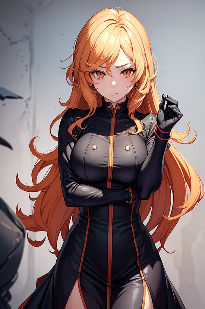 1 female,Browsing Caution, ((Attack, ダイNamiックポーズ)), Nami(ONEPIECE),Orange Hair, (((Black latex tight bodysuit))), clavicle, Hollow Eyes, ((big breasts 1.8)),((hypnotism,Mind control, Sharp eyes)),((With eyes wide open)),(The pupils constrict,Glowing purple eyes,Hollow Eyes), brainwashing,Hollow Eyes,(Expressionless, Emotional Removal), (Highest quality、4K、8k、High resolution、Must have:1.2)、Very detailed、(reality、reality、reality:1.37)、Ticker、Hyper HD、Studio Lighting、Ultra-precise Paint、Sharp focus、Physically Based Rendering、Very detailed、Professional specifications、Vibrancy and color、Blurred、Sports portrait、landscape、Horror Style、Anime Big Tits 、sf、photograph、Concept Artist、Five Fingers, Perfect body, {{{masterpiece}}}, {{{Highest quality}}}, {{Very detailed}}, {shape}, {{Very delicate and beautiful}},Improved cost performance、All Roles,