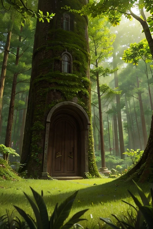 mysterious place in the depths of the forest